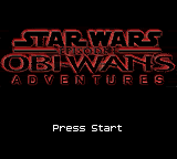 Star Wars Episode I - Obi-Wan's Adventures (USA) Title Screen